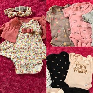 Premie baby girl clothes 15 pieces!